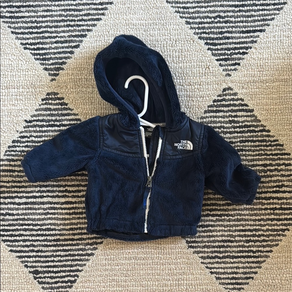 The North Face Navy Blue Sherpa Jacket